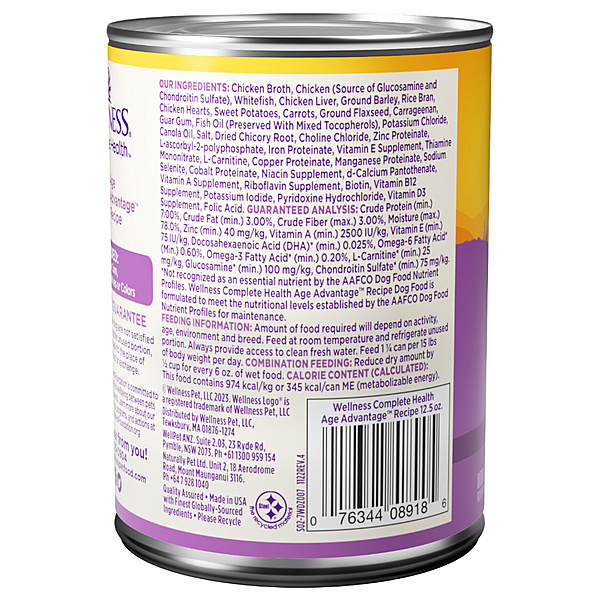 Wellness Chicken Senior 354g Dog