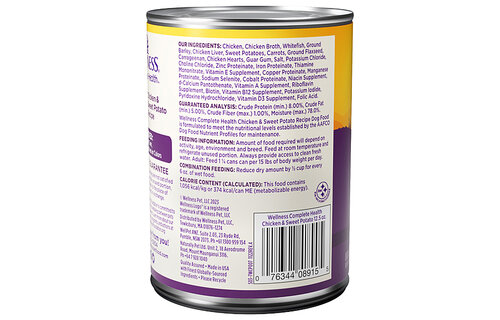 Wellness Chicken & Sweet Potato 354g Dog