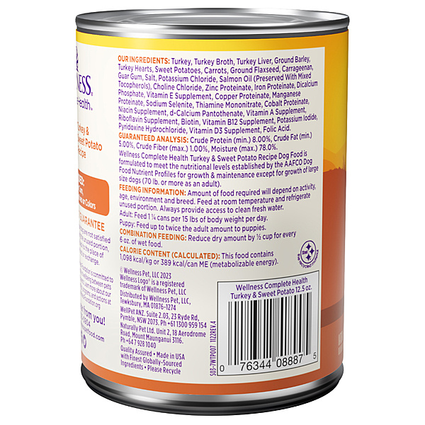 Wellness Turkey & Sweet Potato 12.5oz Dog