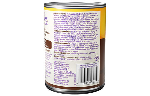 Wellness Duck & Sweet Potato 12.5oz Dog