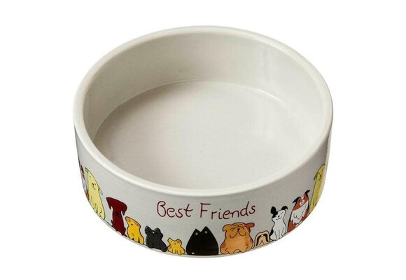 *Disc*Best Friends Dog Dish 5"