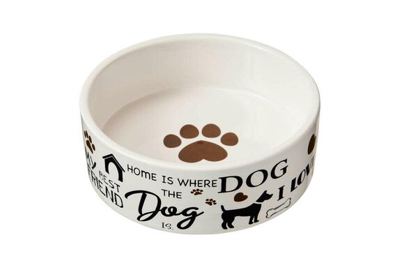I Love Dogs Dish 5"