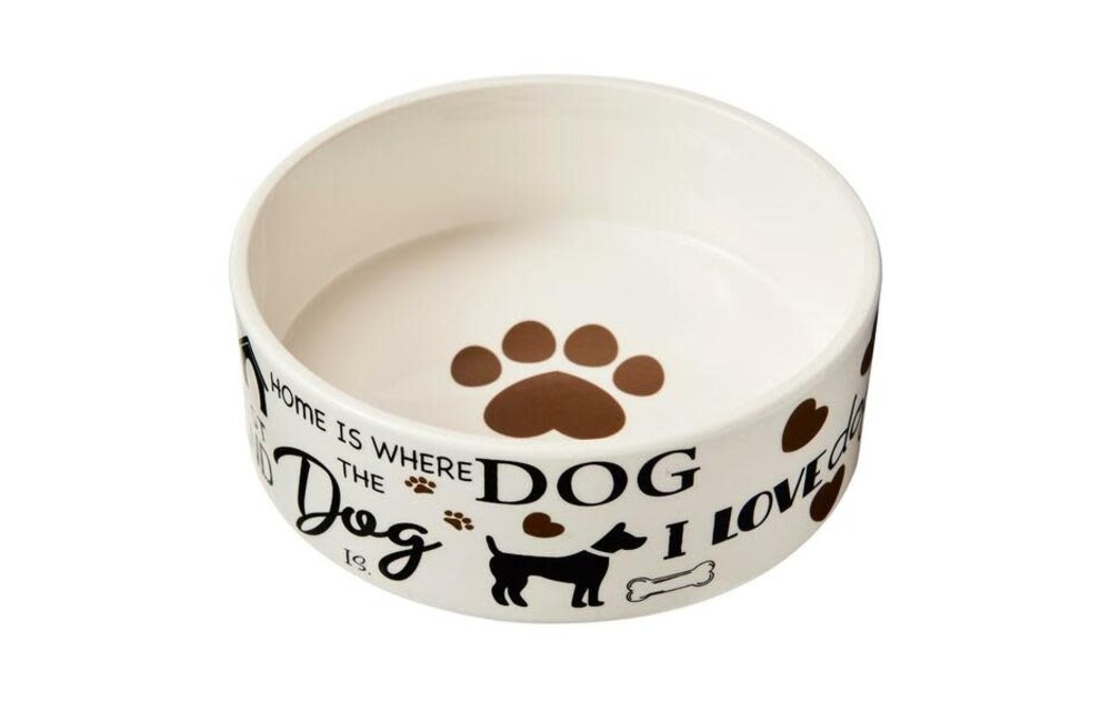 I Love Dogs Dish 7"