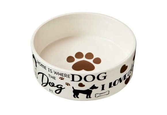 I Love Dogs Dish 7"