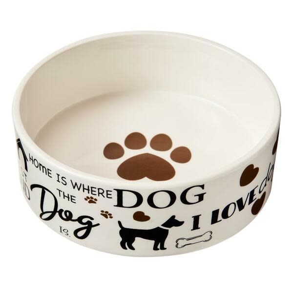 I Love Dogs Dish 7"