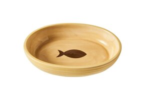 Elegance Cat Dish Cream 6"