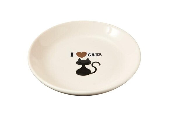 I Love Cats Saucer 5"