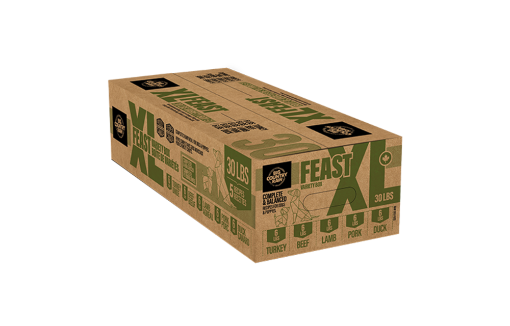BCR XL Feast - Duck/Beef/Pork/Turkey/Lamb 20 x 1.5Lb (30Lb)
