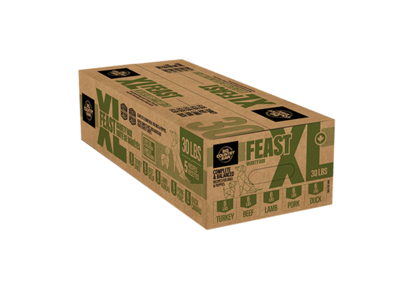 BCR XL Feast - Duck/Beef/Pork/Turkey/Lamb 20 x 1.5Lb (30Lb)
