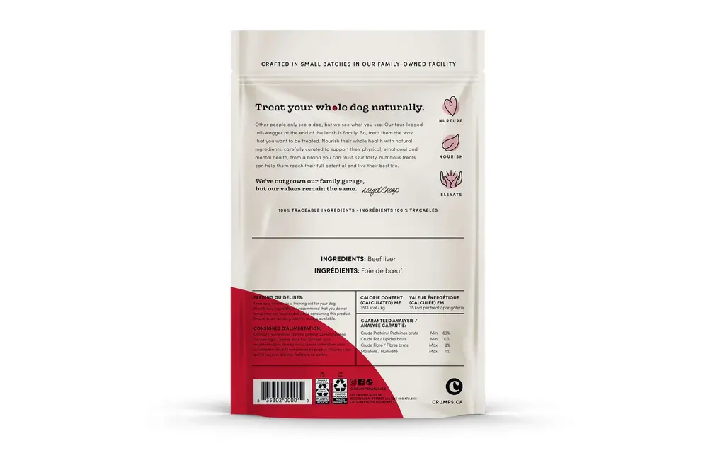 *Disc* Crumps Beef Liver Fillets 192g