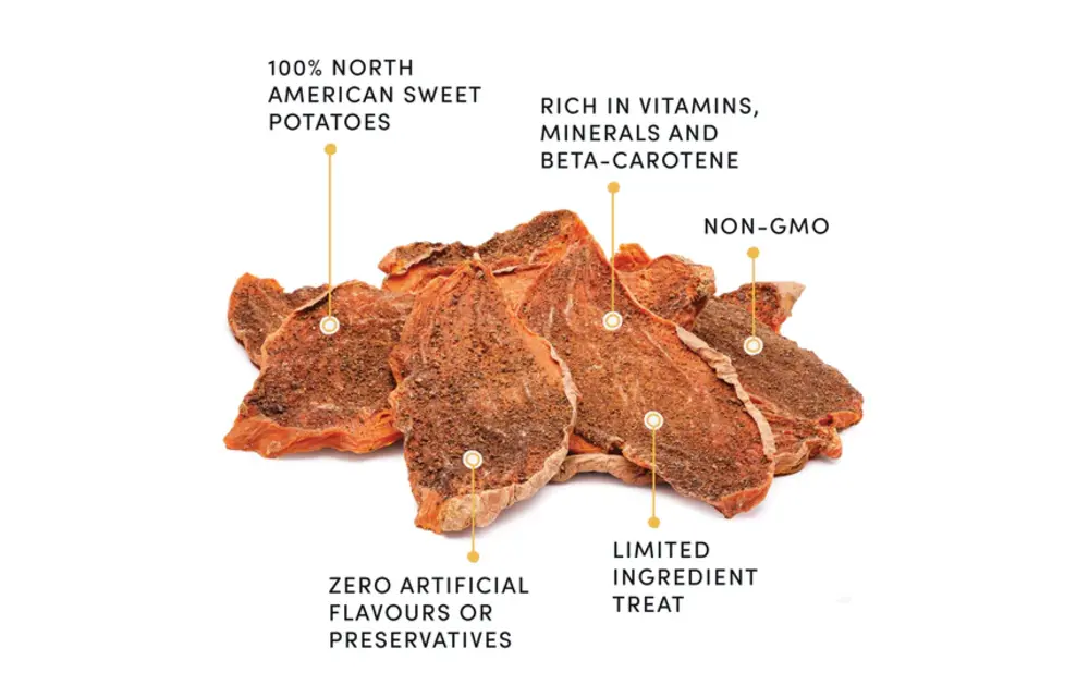 *Disc*Crumps Sweet Potato Chews w/Liver 612g