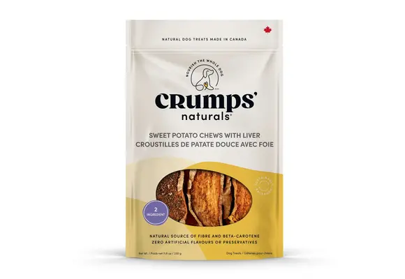 Crumps Sweet Potato Chews w/Liver 330g