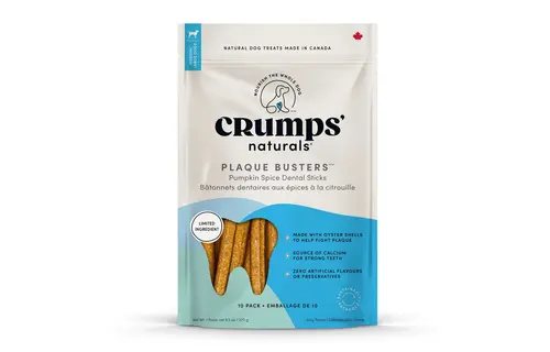 Crumps Plaque Busters Pumpkin 7” 10pk