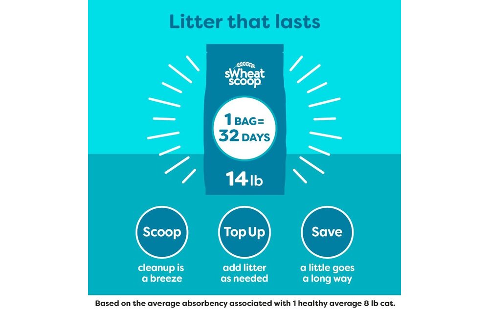Swheat Scoop Fast Clumping Litter 14LB