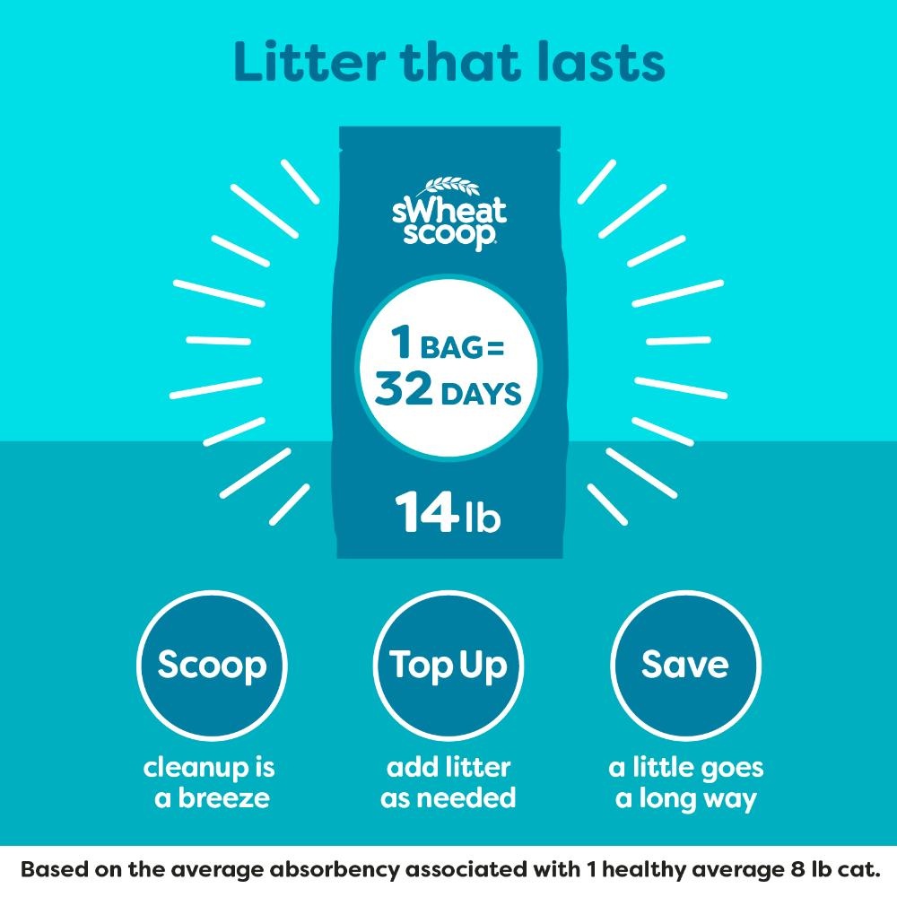 Swheat Scoop Fast Clumping Litter 14LB