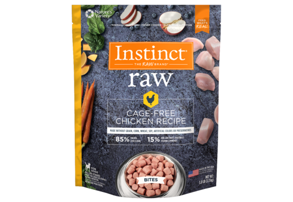 Instinct Dog Raw Chicken Bites 3Lb