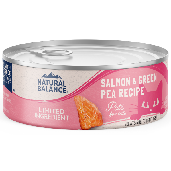 Natural Balance Cat LID Salmon & Green Pea 5.5oz