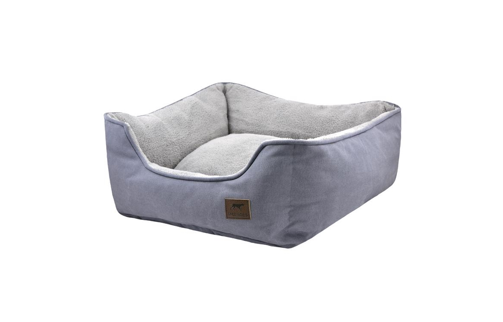 Tall Tails Charcoal Bolster Bed Med 24x21"