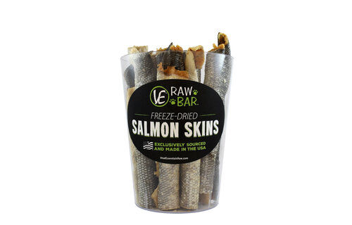 Vital Essentials Raw Bar FD Salmon Skin