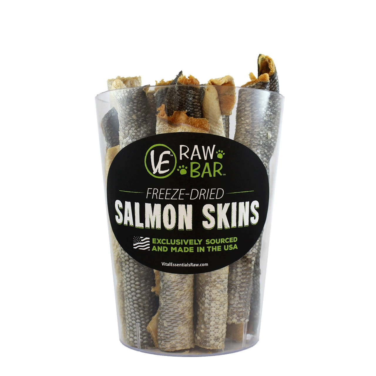 Vital Essentials Raw Bar FD Salmon Skin