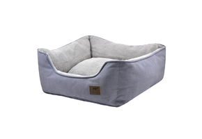 Tall Tails Charcoal Bolster Bed Large 30X27“