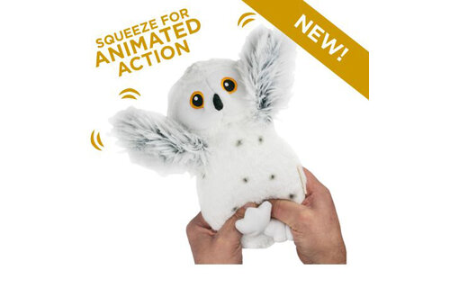 Tall Tails Animated Plush Snow Owl Toy
