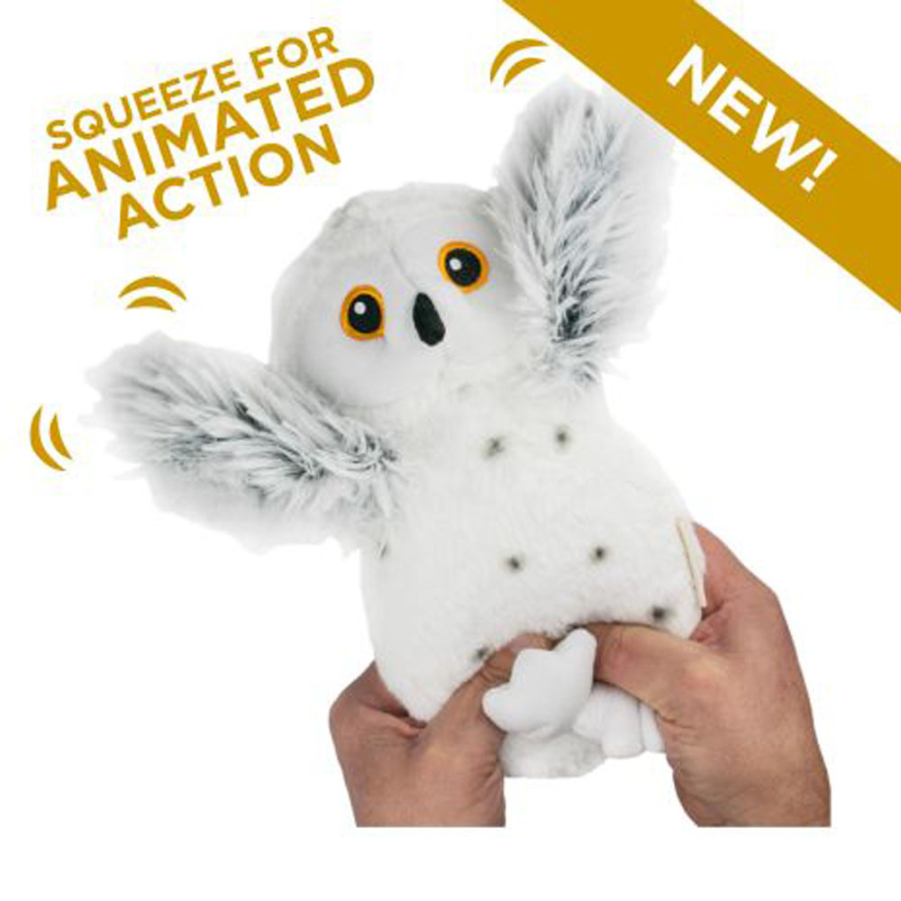 Tall Tails Animated Plush Snow Owl Toy