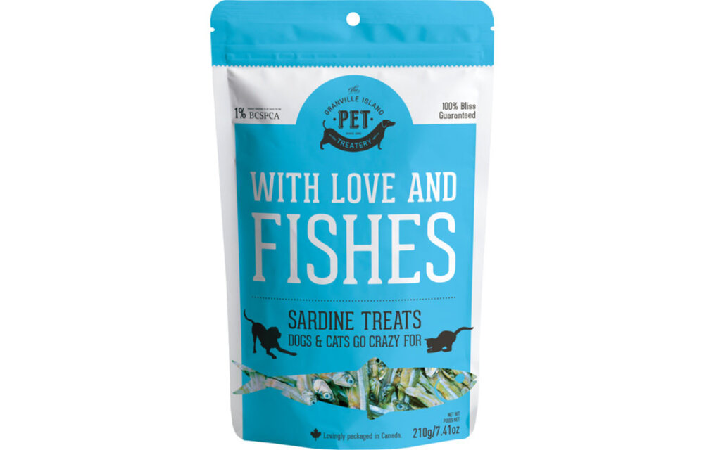 Granville Island Love & Fishes Sardine Treats 210g