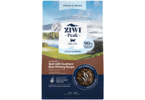 ZIWI Peak Cat Steam-Dried Beef w/S Blue Whiting 800g