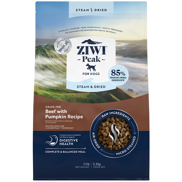 ZIWI Peak Dog Steam-Dried Beef w/Pumpkin 3.2 kg