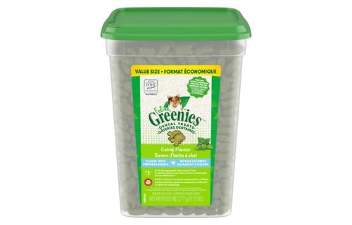 Greenies Feline Dental Treats - Catnip Flavour 9.75OZ