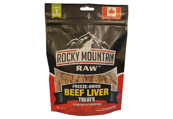 Rocky Mountain Raw FD Beef Liver Treats 170G