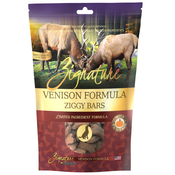 Zignature Ziggy Bars venison 12 oz