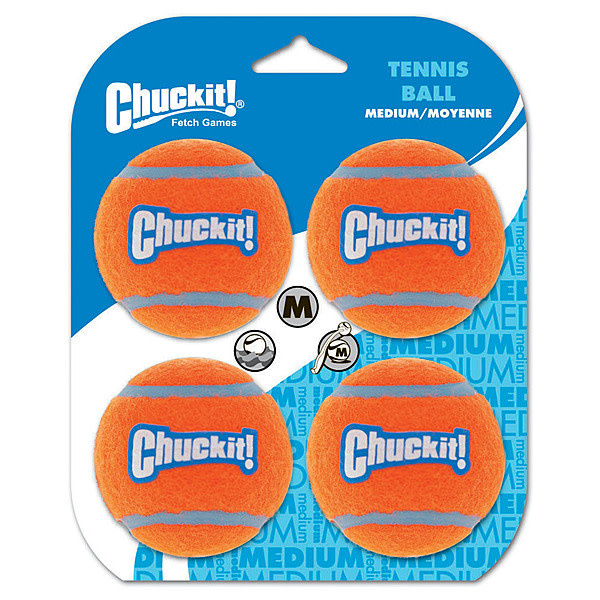 Chuckit Tennis Balls Medium 4pk