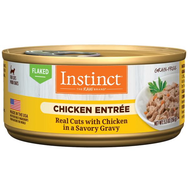 Instinct Cat Flaked GF Chicken Entrée 5.5oz