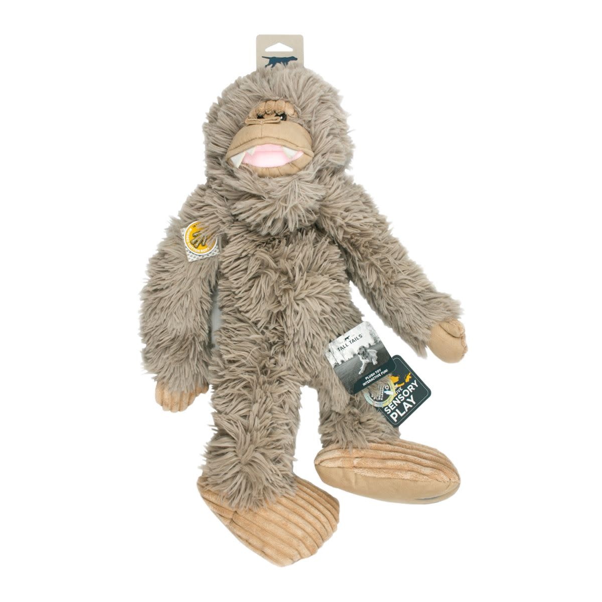 Tall Tails Plush Stuffless Big Foot 20"