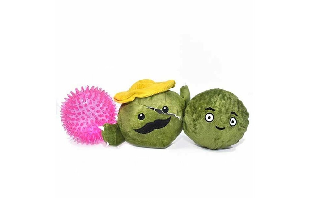 *Disc* Patchwork Pets Destroyer Prickles Cactus 5"