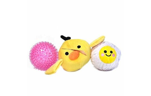 *Disc* Patchwork Pets Destroyer Prickles Chicken 5"