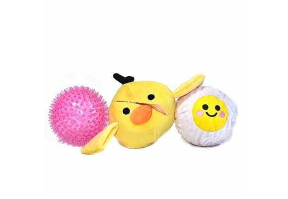 *Disc* Patchwork Pets Destroyer Prickles Chicken 5"