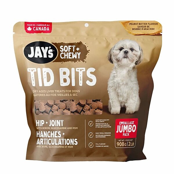 Jay’s Tid Bits Peanut Butter Hip & Joint 908g
