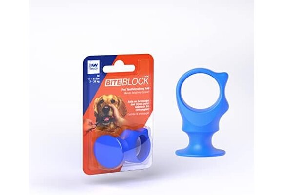 Paw Ready Biteblock Blue Medium