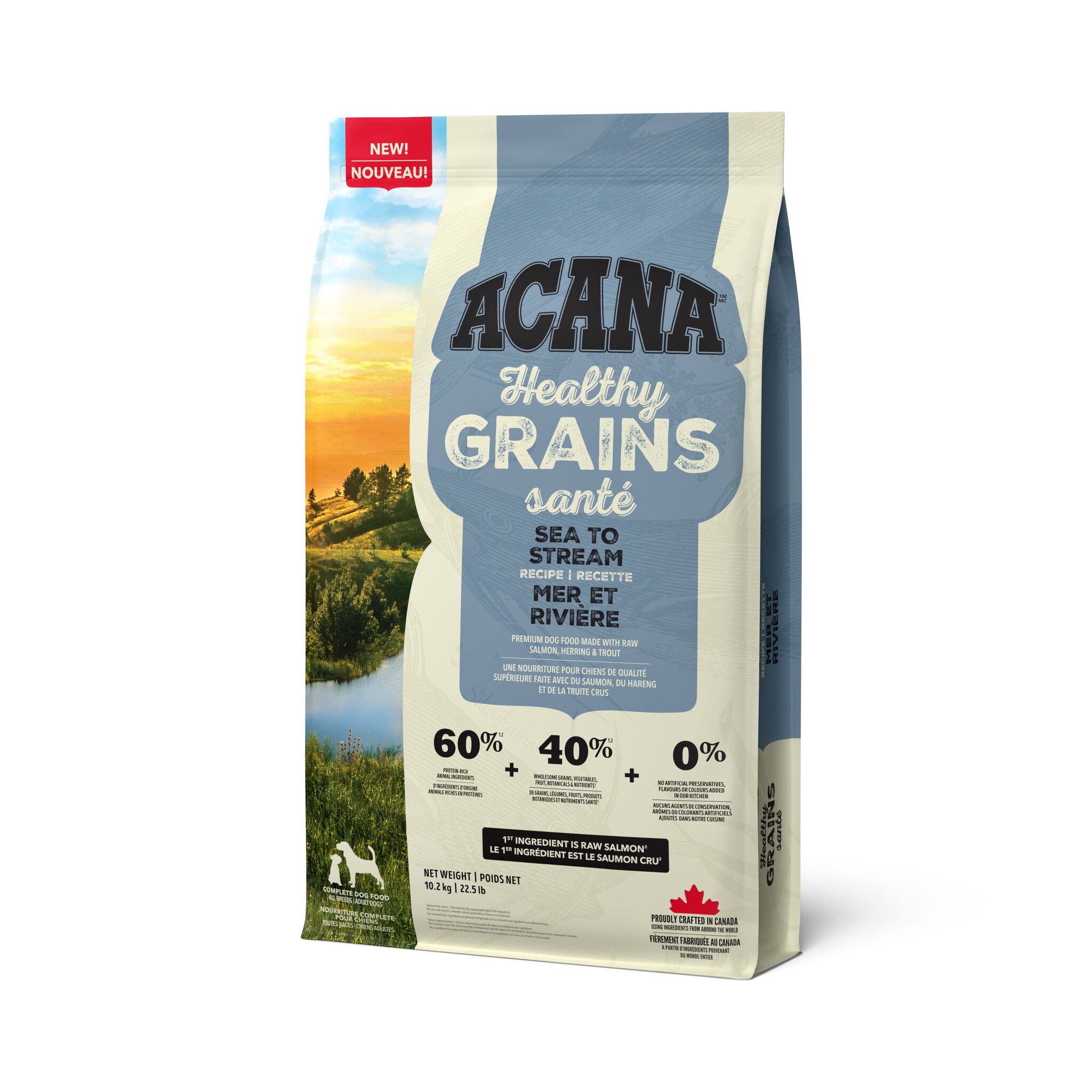 Acana Healthy Grains Sea To Stream Recipe 10.2kg