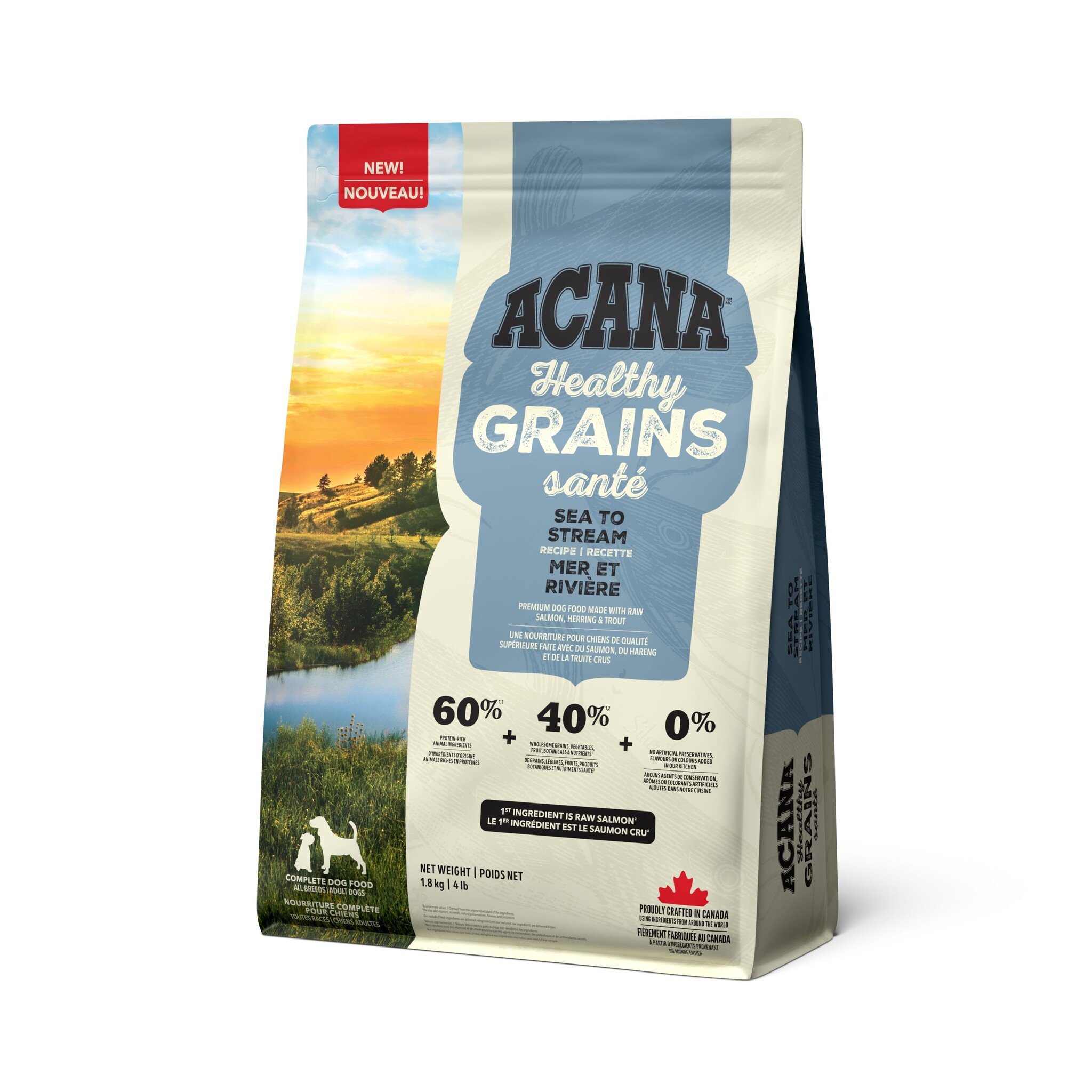 Acana Healthy Grains Sea To Stream Recipe 1.8kg
