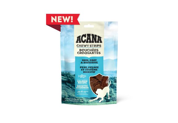 Acana Chewy Strips Skin, Coat & Digestive Support Salmon Recipe 113g
