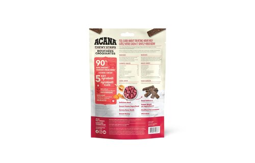 Acana Chewy Strips Beef 113g