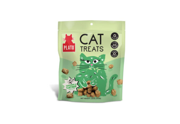 Plato Air-Dried Chicken w/Catnip Cat Treats 2.5oz