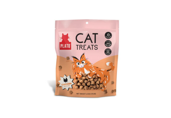 Plato Air-Dried Chicken Cat Treats 2.5oz