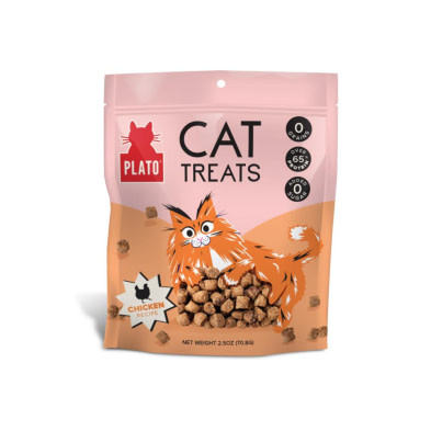 Plato Air-Dried Chicken Cat Treats 2.5oz