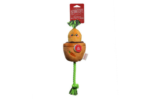 *Disc*TERRITORY Carrot Treat & Tug Toy