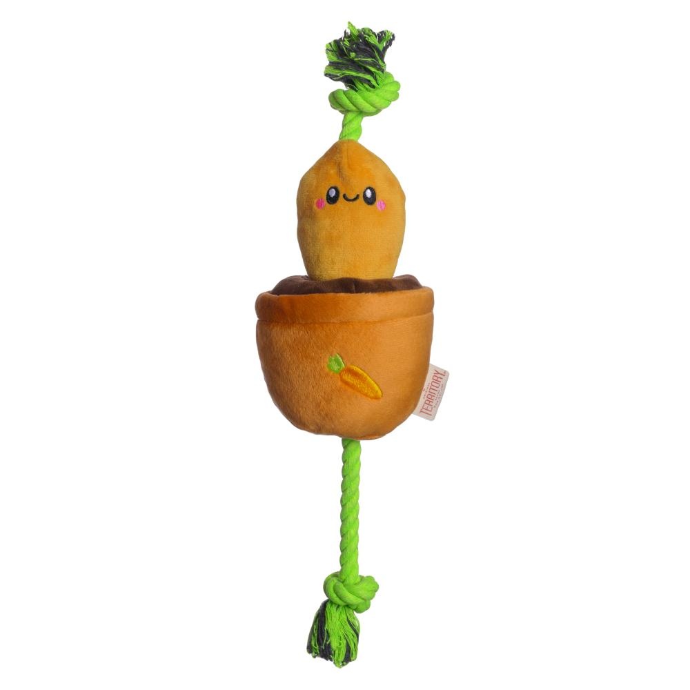 *Disc*TERRITORY Carrot Treat & Tug Toy